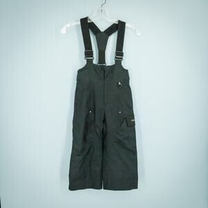 Obermeyer Kids Toddler Size 3 Black I-Grow Extended Wear System Bib Snow Pants